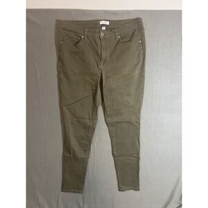 Great Northwest Indigo Women's Size 10 Olive Green Skinny Jeans Pants